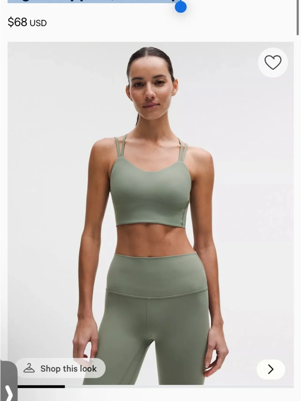 Lululemon Women's Like a Cloud Longline Bra, Light Support, B/C Cup